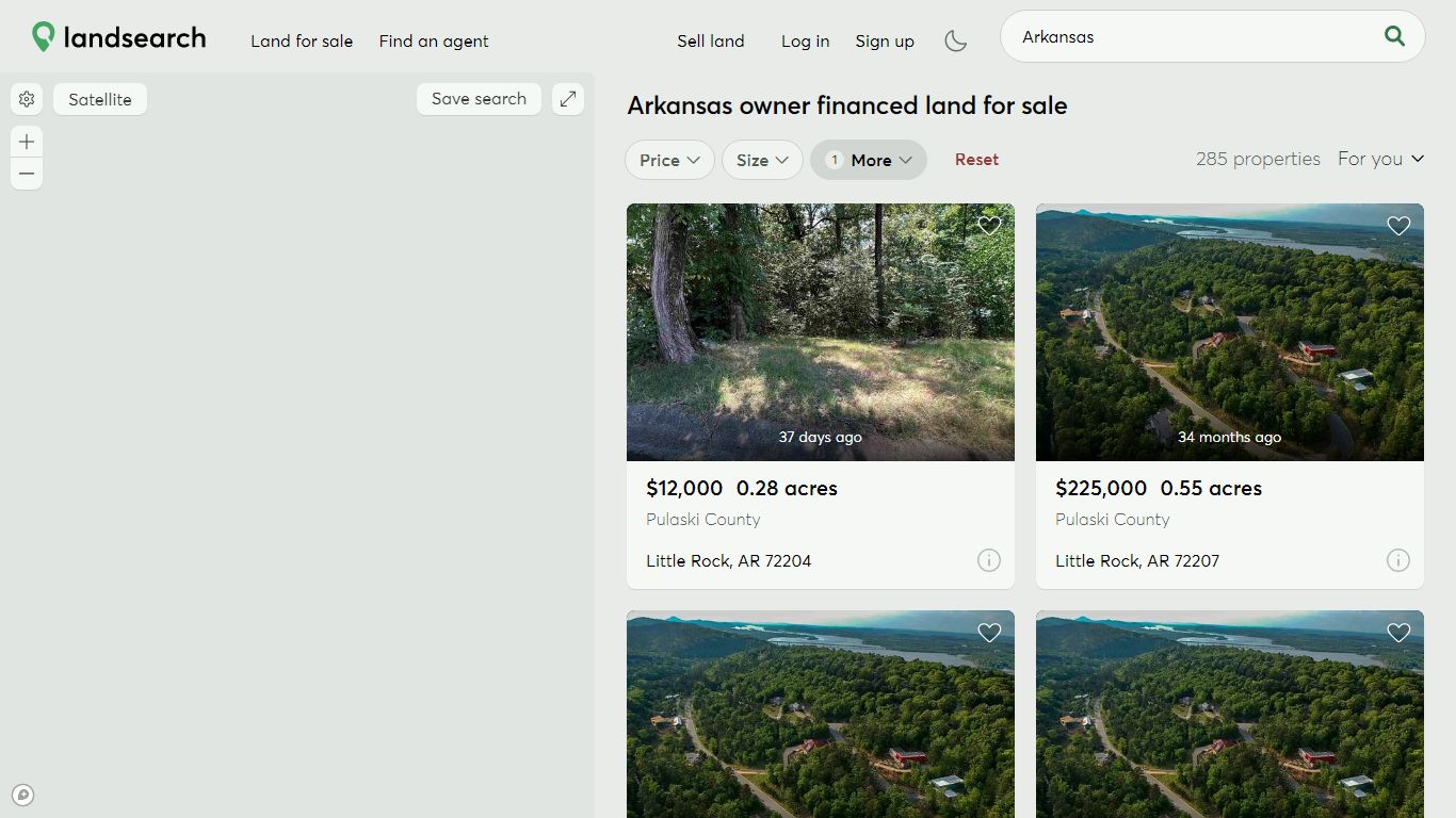 Arkansas Owner Financed Land for Sale - 286 Properties